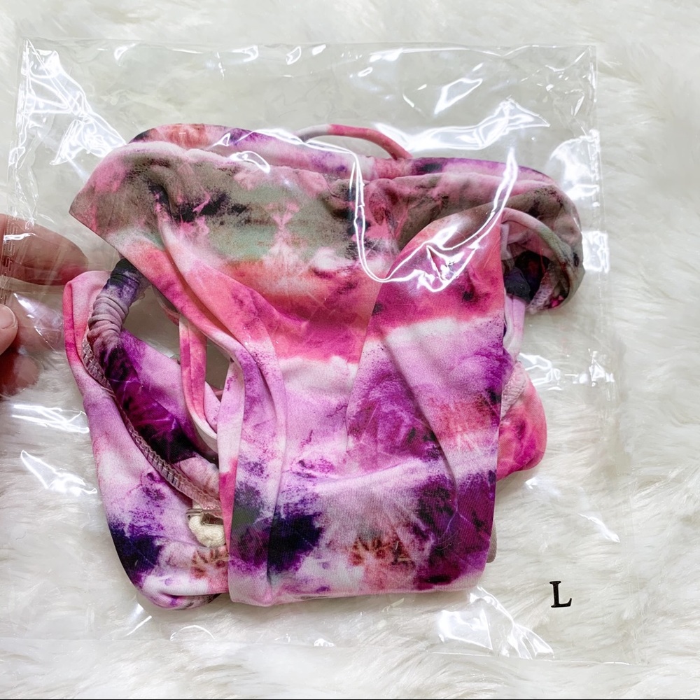 Chloe Rose Dream On String Bikini Set Tie Dye - Picture 12 of 13